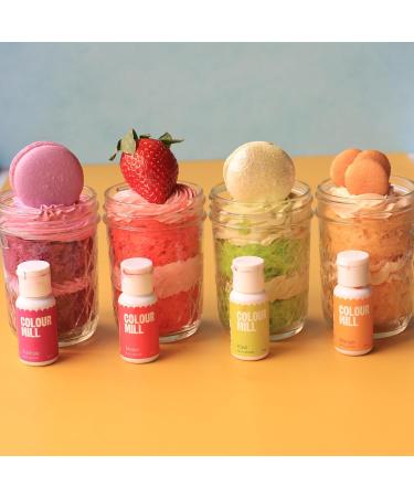Color Mill Oil Blend Food Coloring - 20ml Mango | Perfect for Chocolates Fondant Cupcakes & Baking | Premium Oil-Based Food Colors for TortenDeco - Buy Online on SooperMarket.com