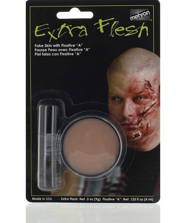 Mehron Makeup Extra Flesh with Fixative A for Special Effects | Halloween | Movies - .3oz Carded