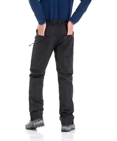 TRAILSIDE Mens Ski Snow Snowboard Pants - Wind/Waterproof Insulated Black (018) Large - Buy Online on SooperMarket.com