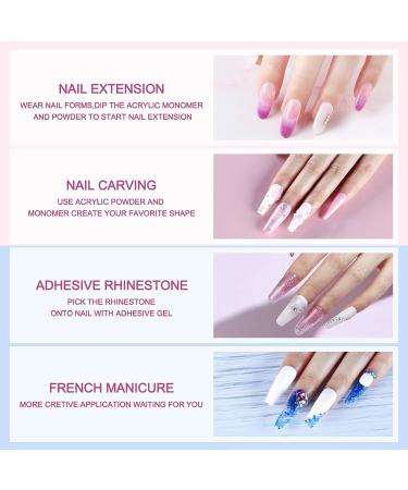 PEACECOLOR 8G Nude Acrylic Powder Professional Acrylic Nail Powder Polymer for Acrylic Nail Extension Carving Nails No Nail Lamp Needed for Home and Salon Use color 157 - Buy Online on SooperMarket.com