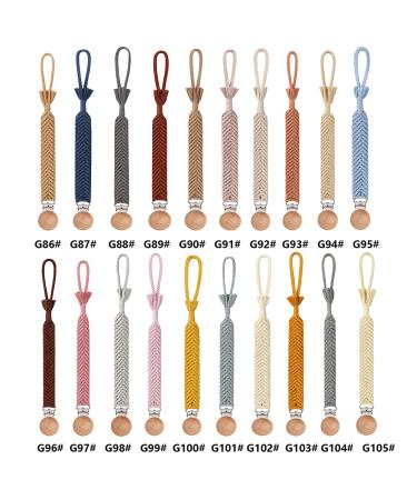 TIAN-K Vintage Simple Newborn Pacifier Chain | Cotton Tassel Teething Ring | Safe & Stylish Baby Essential - Buy Online on SooperMarket.com
