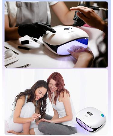 SUNUV 48W UV LED Nail Dryer Lamp for Gel Polish | SUN4 Black | Auto Sensor, Professional Nail Art Tools - Buy Online on SooperMarket.com
