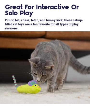 Petstages Green Magic Mightie Mouse - Catnip-Infused Mouse Toy for Cats | International Shipping Available - Buy Online on SooperMarket.com