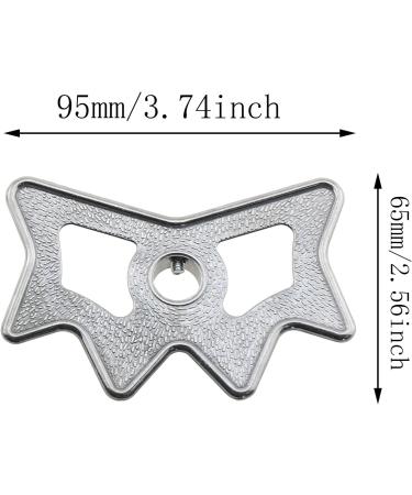 Silver Aluminum Billiard Bridge Head | Non-Slip Cue Rack Rest Holder - Buy Online on SooperMarket.com