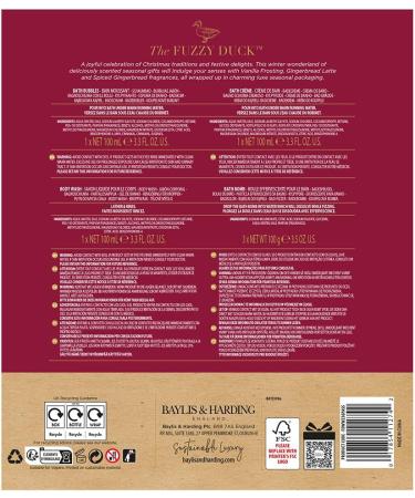 Baylis & Harding Fuzzy Duck Winter Wonderland Bath Treats Gift Set (1 Pack) - Vegan Friendly - Buy Online on SooperMarket.com