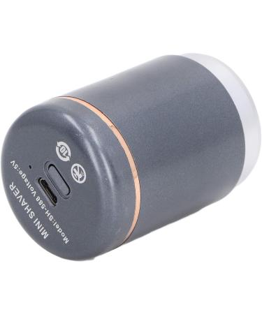 Mini Beard Trimmers Mini Pocket Beard Trimmer 6000RPM 3W LED Indicator ABS Aluminum Alloy for Travel (Grey Black) - Buy Online on SooperMarket.com