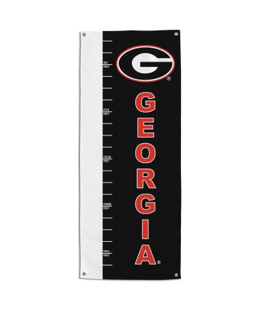NCAA Georgia Bulldogs Growth Chart Banner, Black