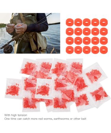100 Bags Fishing Pellet Bait Bands - Rubber Rings for Carp Fishing Hair Rigs & Hooks | Coarse Fishing Terminal Tackle 3x1mm - International Shipping Available - Buy Online on SooperMarket.com
