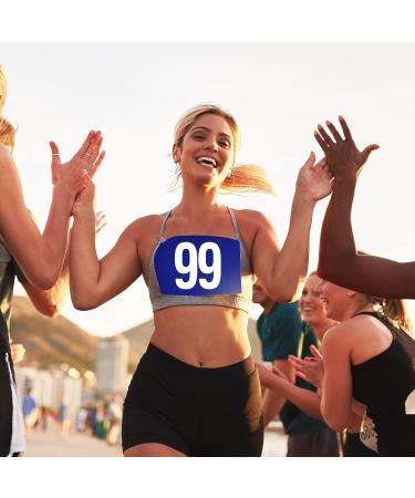 JenPen Running Bib Numbers with Safety Pins for Marathon Sports Competitor Numbers Paper Tags Waterproof Running Track and Field Competitor Numbers 6 x 7.5 Inch 100 1-100 Number - Buy Online on SooperMarket.com