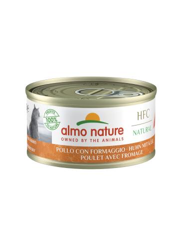 Almo Nature HFC Natural wet cat food - Chicken with Cheese 24-pack (24 x 70g) Chicken with Cheese 70 g (24-pack)