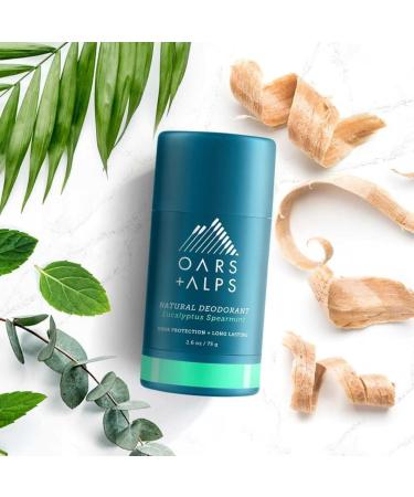 Oars + Alps Aluminum Free Deodorant for Men and Women Dermatologist Tested and Made with Clean Ingredients Vegan Eucalyptus Spearmint 1 Pack 2.6 Oz 1ct - Eucalyptus Spearmint 2.6 Ounce (Pack of 1) - Buy Online on SooperMarket.com
