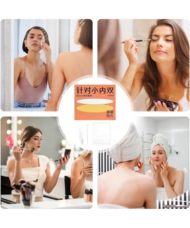 Eye Lid Tape for Hooded Eyes | Waterproof Invisible Eyelid Lift Strips - Professional Eye Lid Contour Stickers for Uneven or Monolids Hooded Droopy Eyelids - Buy Online on SooperMarket.com
