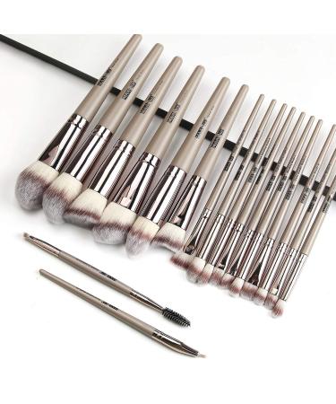 18 Pcs Professional Premium Synthetic Makeup Brush Set - Champagne Gold - Buy Online on SooperMarket.com