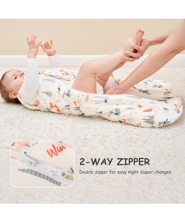 Looxii 3.5 TOG Baby Sleeping Bag in Beige | 100% Cotton Newborn Sleepsack for Boys and Girls 18-24 Months - Buy Online on SooperMarket.com