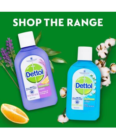 Dettol Disinfectant Liquid Lavender and Orange 500ml - Kills 99.9% of Germs - Buy Online on SooperMarket.com