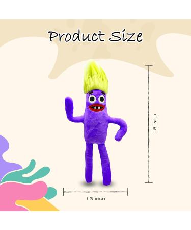 Sausage Purple Plush Toy - Rainbow Friends Cartoon Character | Soft Squishy Stuffed Doll for Kids | Ideal Squishmallow Teddy Pillow Figure Toy - Buy Online on SooperMarket.com