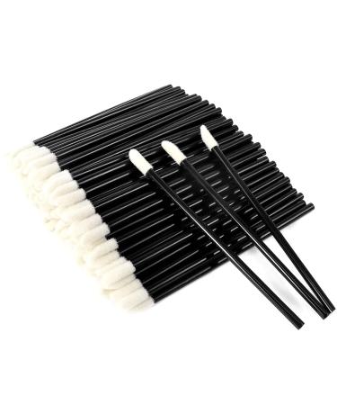 Sularpek 100 PCS Disposable Lip Gloss Brush Lip Brushes Lip Applicator Wands Lipstick Concealer Brushes Make Up Brush Lipstick Applicator Tool Perfect for Lips Eyes and Makeup Application 100Pcs