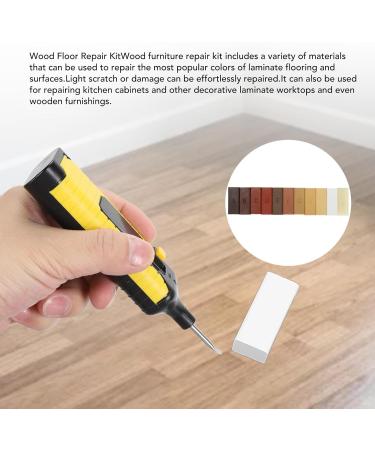 Floor Repair Wax Kit - 11 Color Wood Floor Repair Solution for Scratches Cracks & Holes | International Shipping - Buy Online on SooperMarket.com