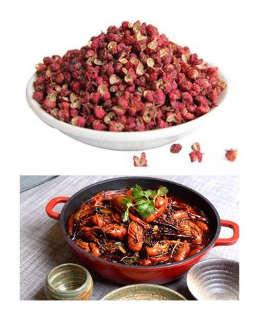 Whole Szechuan Peppercorns Premium Sichuan Red Peppercorns Wild Ma Pepper Chinese Seasoning Spicy and Delicious Recipes Da Hong Pao 50G (Red-Peppercorns)