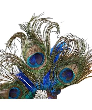 BEALIFE Oriental Style Flower Hair Comb High-end Texture Realistic Appearance Exquisite Craft Metal Leaf Hair Combs Wedding Dark Green - Buy Online on SooperMarket.com