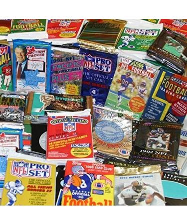 Vintage Football Cards Lot - 60 Unopened Packs from 80s/90s - Buy Online on SooperMarket.com