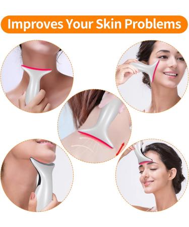 Face Neck Massager 3-in-1 Electric Facial Massager Anti-Wrinkle Face Device - Buy Online on SooperMarket.com