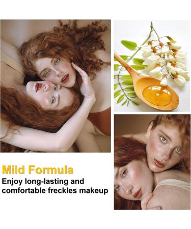 Freckle Pen Artificial Fake Freckles Create Fashionable Natural Freckles Makeup Waterproof Long Lasting Soft Dot Sopt Pen for Face Makeup(Dark Brown and Light Brown ) - Buy Online on SooperMarket.com