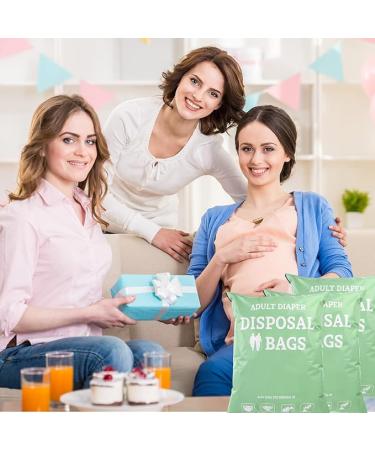 PerKoop 100 Pcs Extra Thick Large Adult Diaper Disposable Bags Odor Tight Sealing Disposal Bags Tear Resistance Sanitary Bag for Feminine Products Prevents Leakage Incontinence Unscented Diaper Sacks - Buy Online on SooperMarket.com