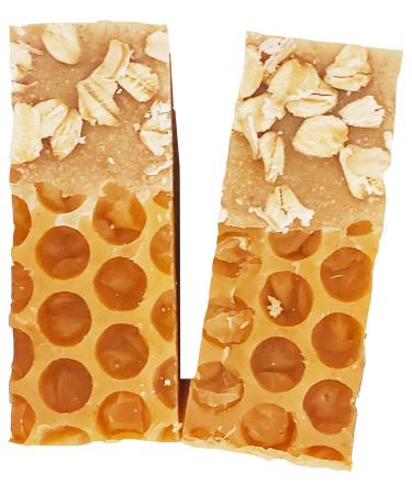 LaVieEnRose Goat Milk Soap Bars with Oatmeal & Raw Honey - Handmade in USA for Eczema, Acne, Sensitive Skin - Natural Face, Hand, Body Soap (2 Bars, 4.6-5.0 oz) Yellow - Buy Online on SooperMarket.com