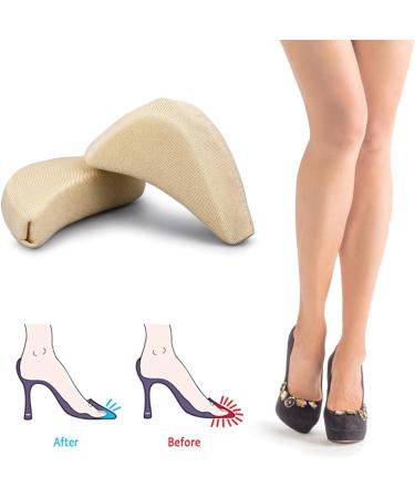 Adjustable Shoe Filler Big Toe Plug Set - Foot Pain Relief for Women, Reusable Inserts for High Heels - 2 Pairs - Buy Online on SooperMarket.com