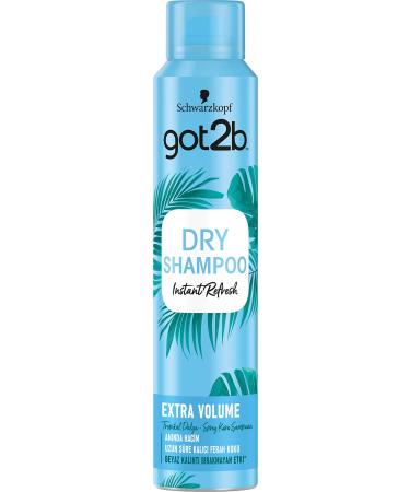 Schwarzkopf Got2b Dry Wash Dry Shampoo Volume Pack of 3 x 200 ml