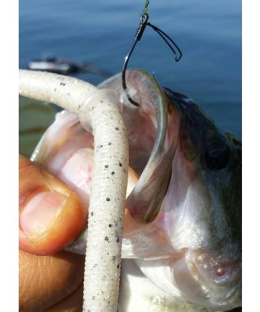 Real Fish Sink-O-Ring for Yamamoto Senko Worms | Soft Baits Rig O-Ring Tool | 3/8 inch Black - Buy Online on SooperMarket.com