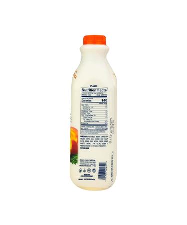 LIFEWAY Organic Peach Kefir 32oz - Probiotic-Rich Dairy Drink - Buy Online on SooperMarket.com