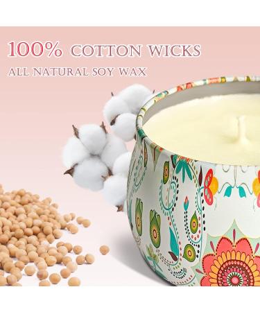 Scented Soy Wax Candle - Stress Relief Aromatherapy Gift for Women | Mother's Day, Christmas, Birthday, Valentine's | Rose Scented Candle for Home and Yoga - Buy Online on SooperMarket.com