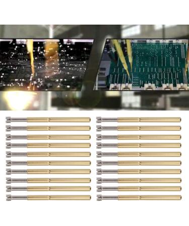 100Pcs Spring Probe 2mm 4 Claws Brass Spring Loaded Contact Pins Test Probe Hardware Tool P125-Q for Solder Joints Solder Pads Test Tools Strong Versatility - Buy Online on SooperMarket.com