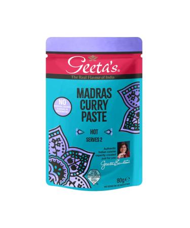 Geeta's Madras Curry Paste Pouch 4x80g