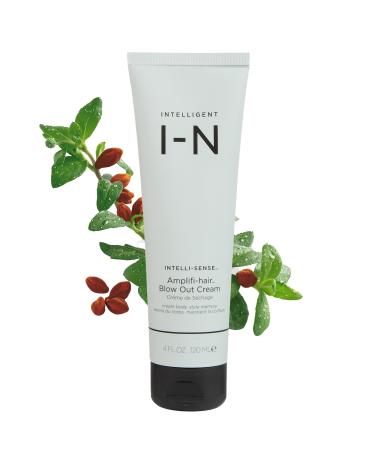 Intelligent Nutrients Amplifi-hair Blow Out Cream Styling Heat Protection and Volume for All Hair Types Vegan 4 Oz