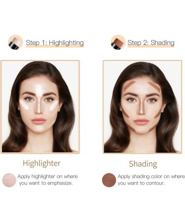 Highlighter Contour Stick for Long-Lasting Glow | Waterproof Makeup Wand for Face & Body | Daily Wear Bronzer | 10#Bronzer 29.00g - Buy Online on SooperMarket.com