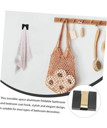 Gadpiparty 1pc Coat Hangers Coat Hooks Heavy Duty Hooks Bedroom Foldable Hangers Wall Mount Metal - Buy Online on SooperMarket.com