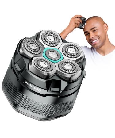 Head Shaver kensen 6D Head Shavers for Bald Men Electric Bald Head Razor Men's Waterproof for Bald Men Skull Shaver Wet/Dry LED Display Shaver for Men with Type-C Charge Head Razor for Bald Men Standard