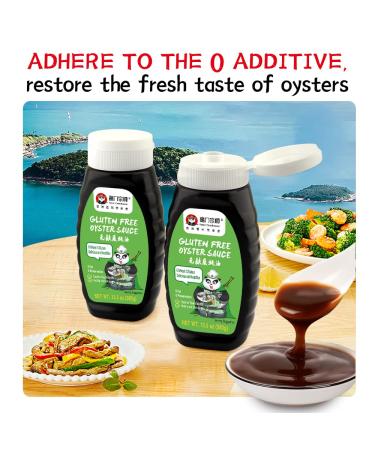 Premium Oysters Sauce 70% Gluten-Free, Rich Umami Flavor - 27 Fl Oz (Pack of 2) | Sauce Grandmaster - Buy Online on SooperMarket.com
