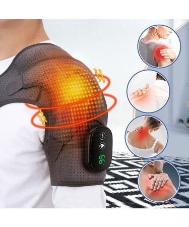 Shop Adjustable Heating Shoulder Strap Support - 3 Heat & Vibration Settings for Men & Women | International Shipping Available - Buy Online on SooperMarket.com