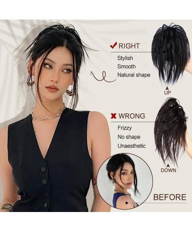 PORSMEER Claw Clip Ponytail Hair Extension - Dark Brown 10 Inch - Buy Online on SooperMarket.com