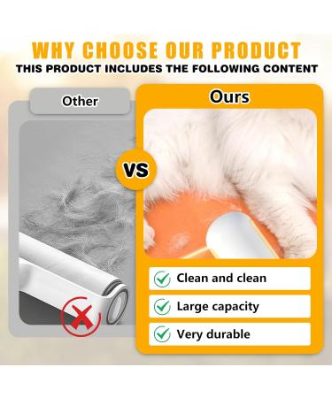 Reusable Lint Roller for Pet Hair - 2 Pack | Effective Animal Hair Remover for Cats & Dogs | Ideal for Carpet & Sofa - Buy Online on SooperMarket.com