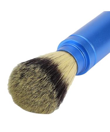Portable Shaving Brush for Men - Soft Hair Blue Handle Barber Brush for Travel & Facial Shaving - Buy Online on SooperMarket.com