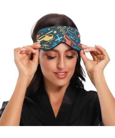 Haskirky Light Blocking Eye Mask for Comfortable Deep Sleep | Breathable & Adjustable | Ideal for Men and Women Travel, Business Trips, Yoga, and Meditation - Buy Online on SooperMarket.com