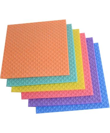 Cellulose Sponge Kitchen Absorbent Dish-Washing Sponge scouring pad Kitchen Cleaning Supplies rag Dish Towel Environmentally Friendly and Reusable Purple - Buy Online on SooperMarket.com