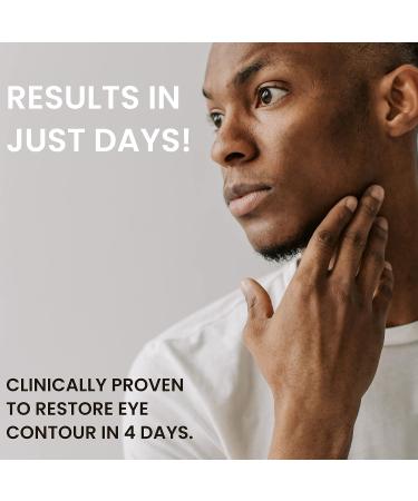 Men's Anti-Aging Eye Cream - Reduce Dark Circles, Puffiness, Fine Lines & Wrinkles - With Peptides, Hyaluronic Acid & Rice Proteins - Buy Online on SooperMarket.com