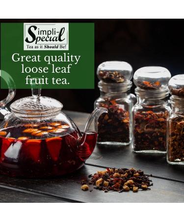 Simpli-Special Turkish Apple Caffeine-Free Loose Leaf Tea Fruit Infusion - 100g Resealable Pouch | Hot or Iced Tea | Pack of 1 - Buy Online on SooperMarket.com
