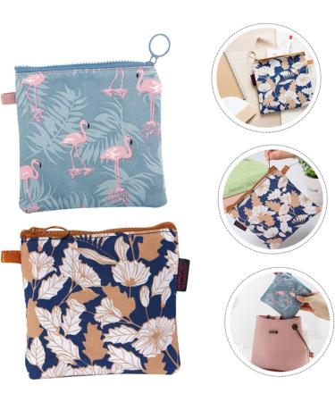 Anneome Menstrual Pad & Tampon Storage Bag Set - Mini Tote Organizer for Napkins, Lipsticks & Cosmetics - Buy Online on SooperMarket.com